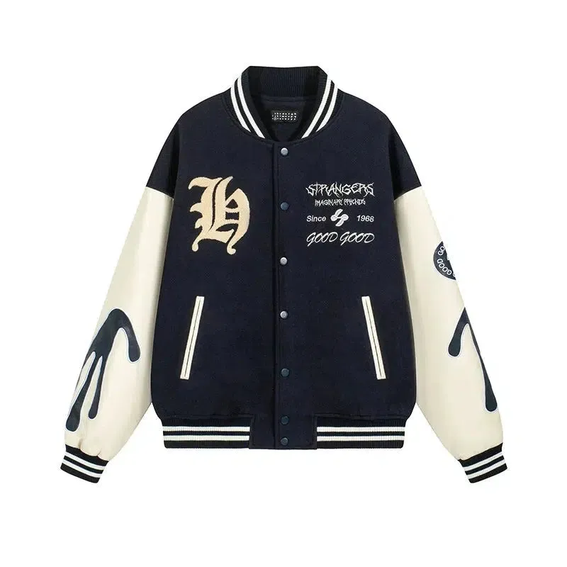 Vintage Graphic Varsity Jacket