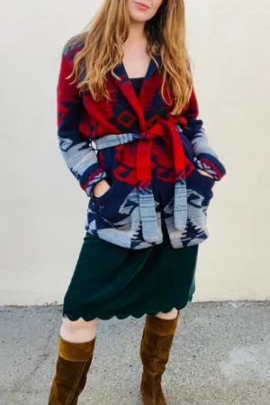 Vintage Lauren Ralph Lauren Hand Knit Wool Cardigan