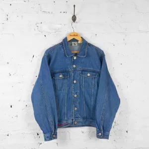 Vintage Mickey Mouse Denim Jacket - Blue - M