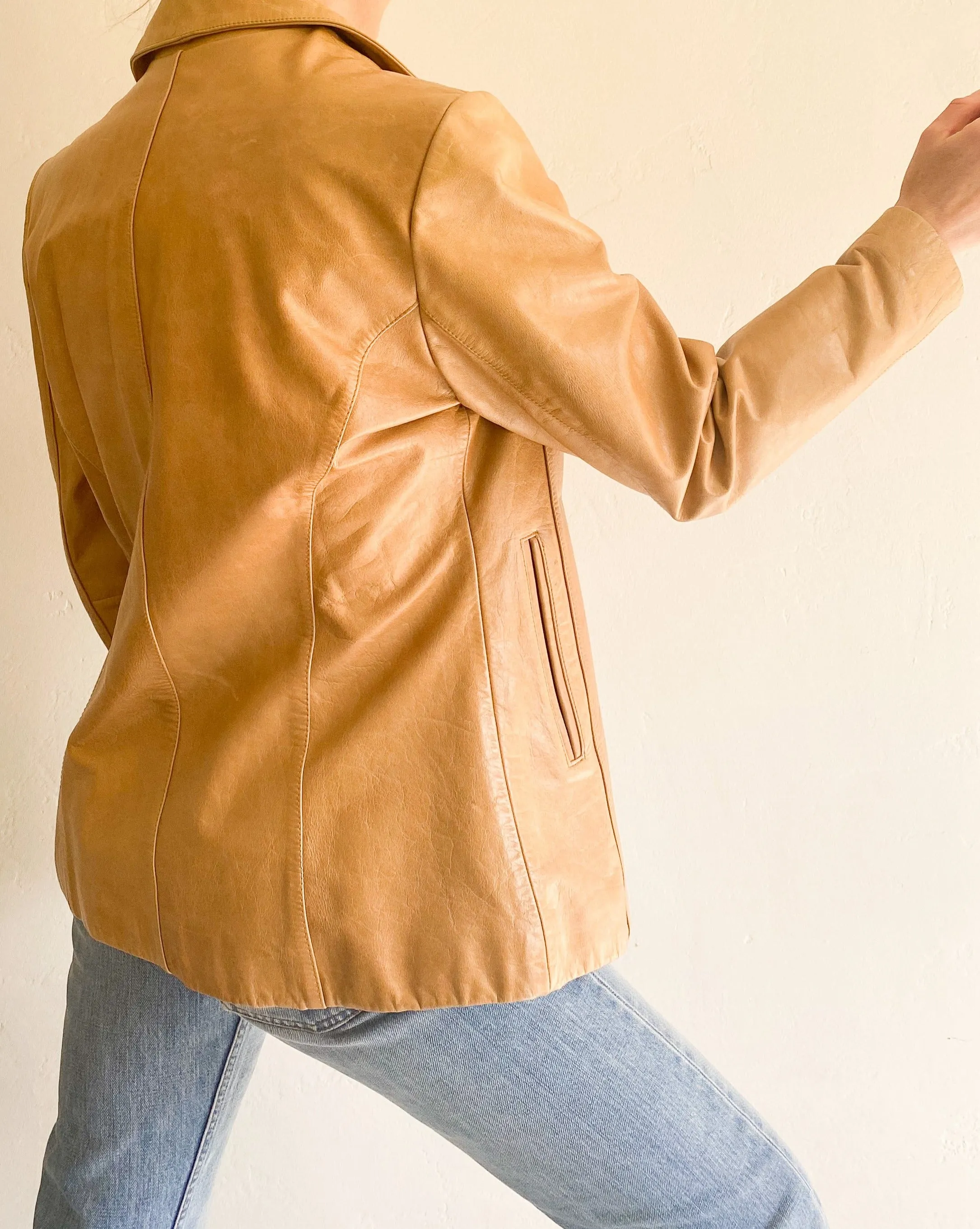 Vintage Pelle Studio x Wilsons Leather Camel Jacket