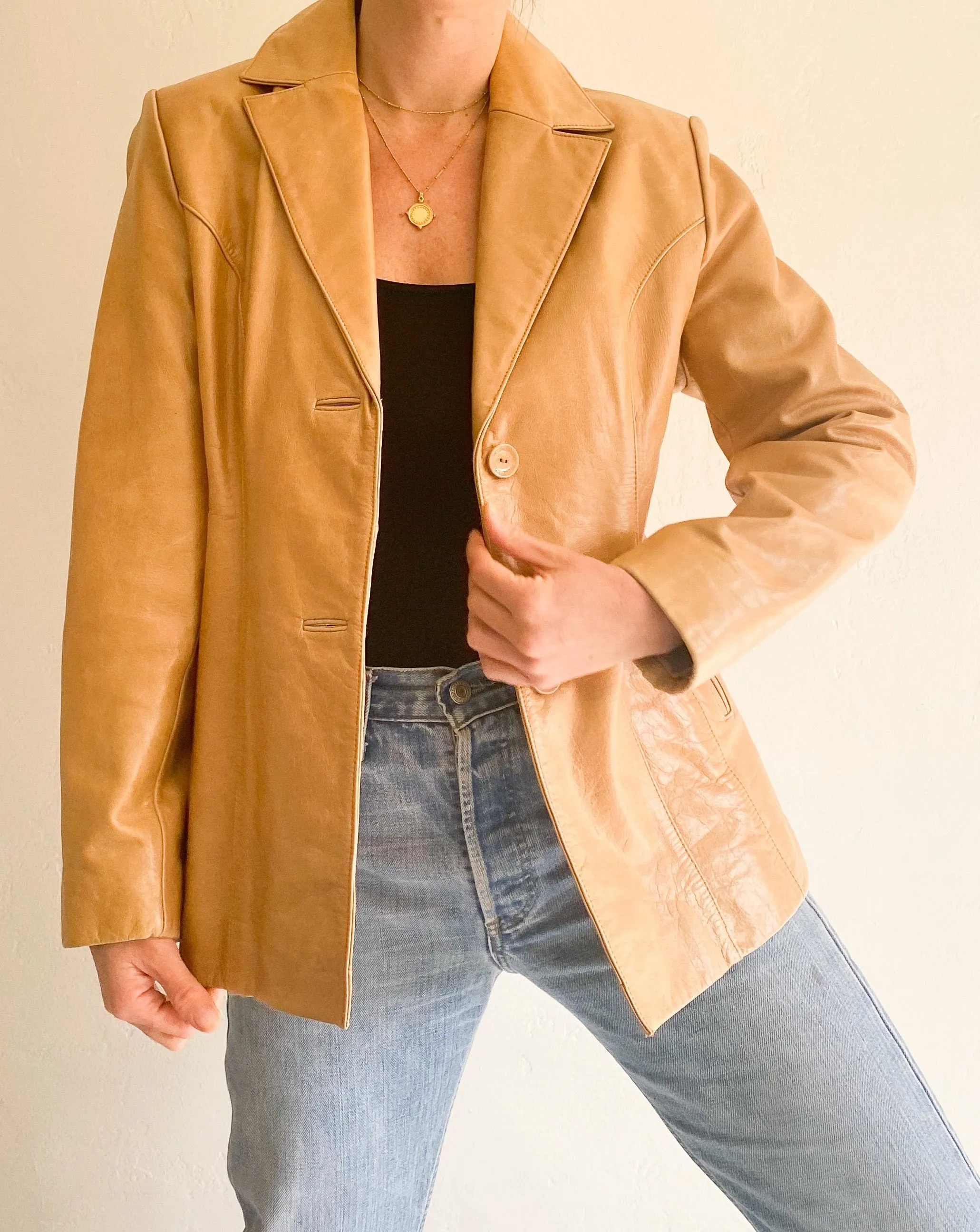 Vintage Pelle Studio x Wilsons Leather Camel Jacket