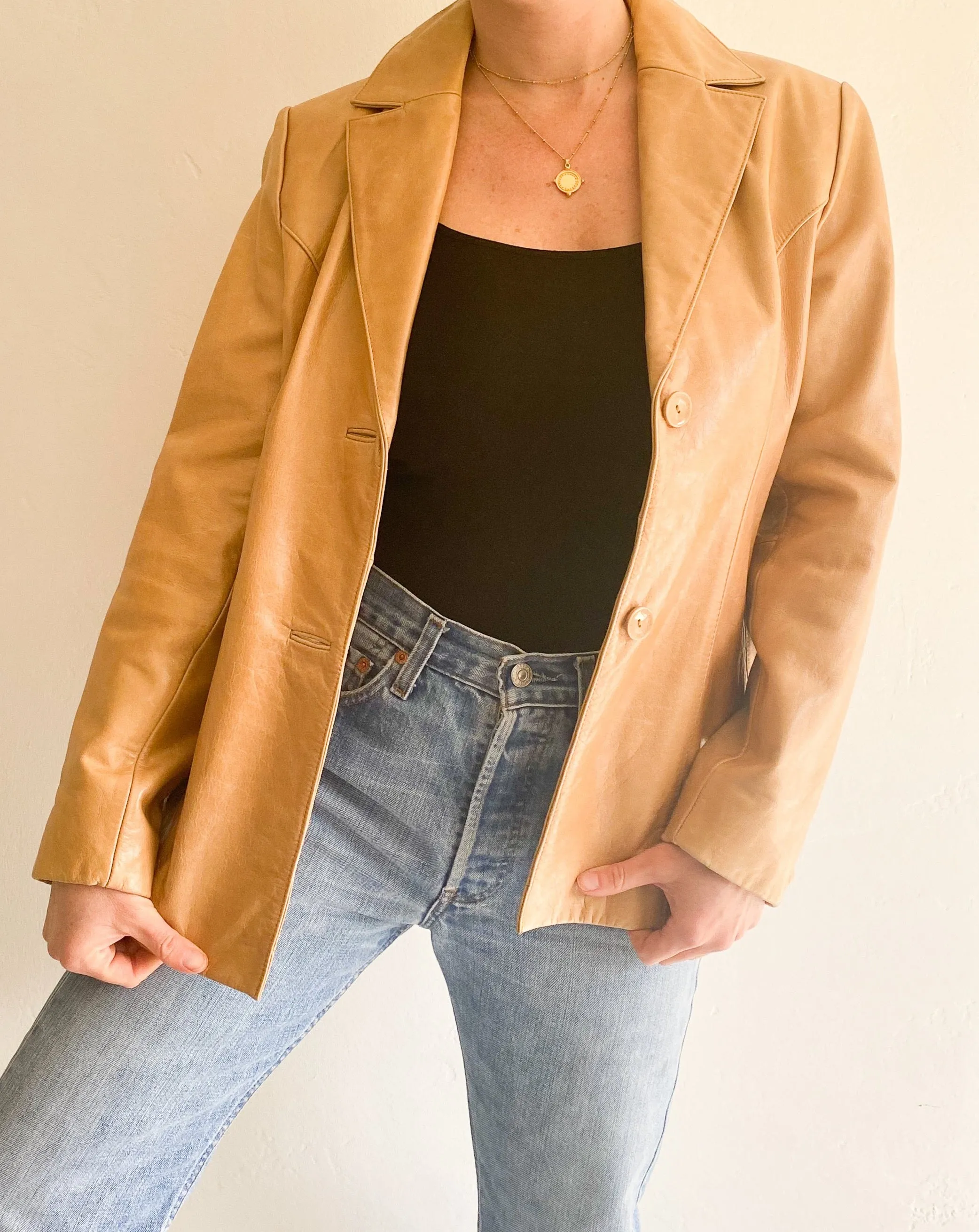 Vintage Pelle Studio x Wilsons Leather Camel Jacket