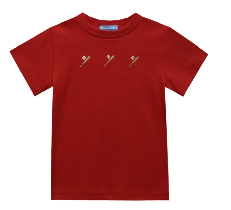 Vive La Fete Embroidered Baseball Shirt