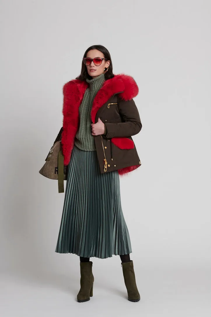 Vivian Parka - Red