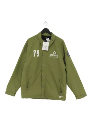 Westbeach Apparel Men's Jacket L Green 100% Polyester