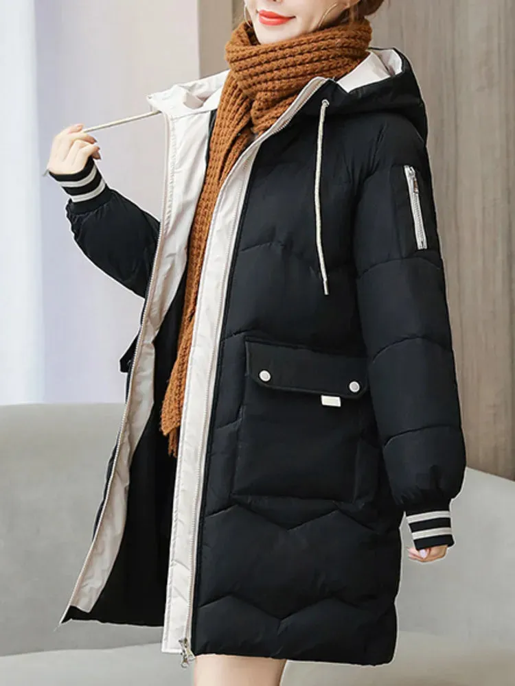 Winter-Ready Hooded Coat