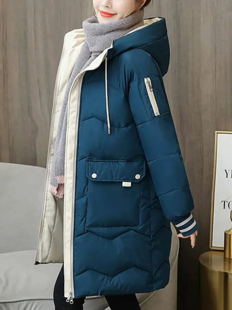 Winter-Ready Hooded Coat