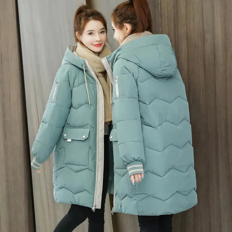 Winter-Ready Hooded Coat