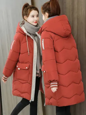 Winter-Ready Hooded Coat