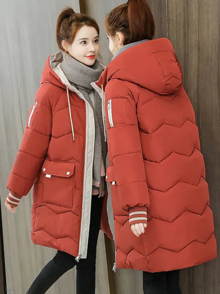 Winter-Ready Hooded Coat