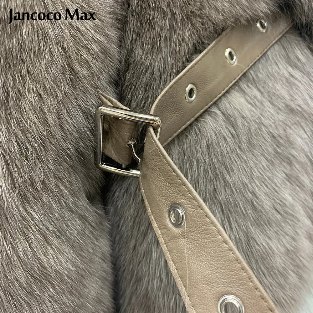 Women Winter Warm Fur Gilet Real Fox Fur Vest Fluffy Waistcoat