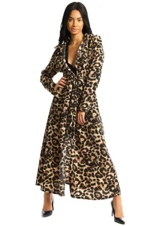Women's Long Cardigan Duster Kimono Robe