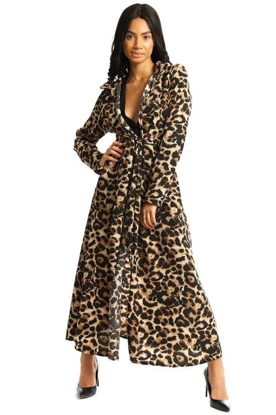 Women's Long Cardigan Duster Kimono Robe