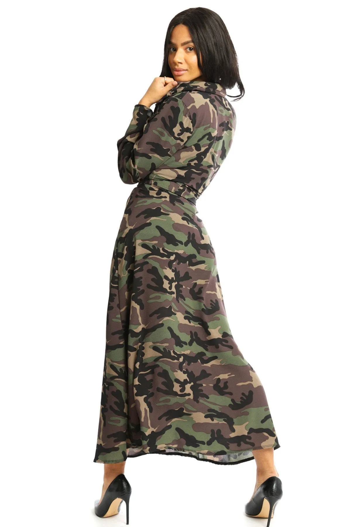 Women's Long Cardigan Duster Kimono Robe
