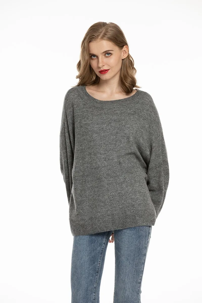 Women's Loose Knit Pullover Sweaters Oversized Striped Sweater Light Lightweight Slouchy Sweaters for Women