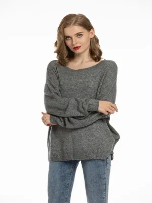 Women's Loose Knit Pullover Sweaters Oversized Striped Sweater Light Lightweight Slouchy Sweaters for Women