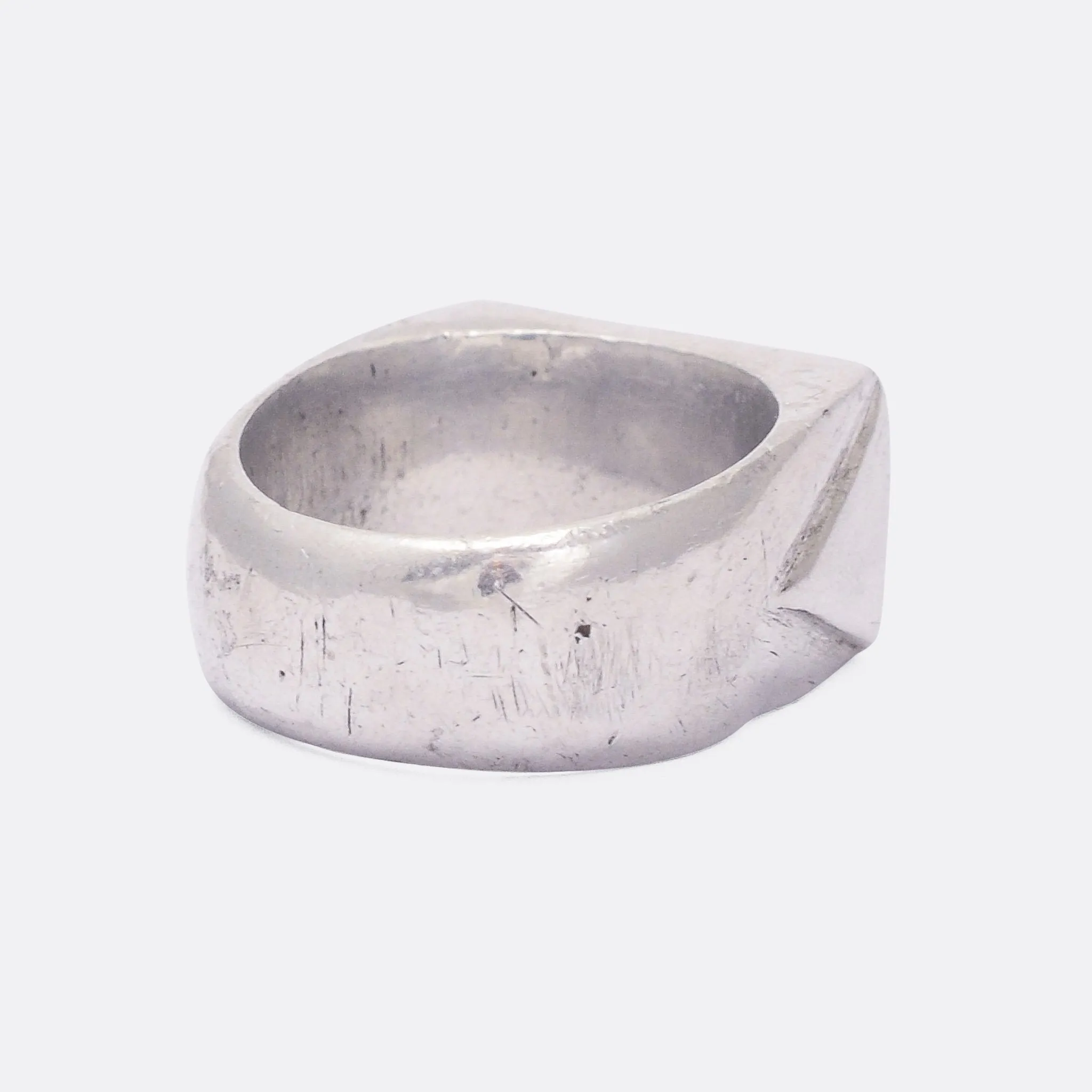 WW1 "YZER" Trench Art Signet Ring