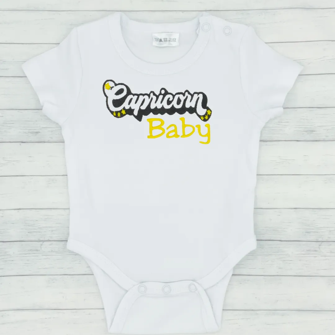 Zodiac Black & Yellow Bodysuit (**all zodiac signs available in this color**)